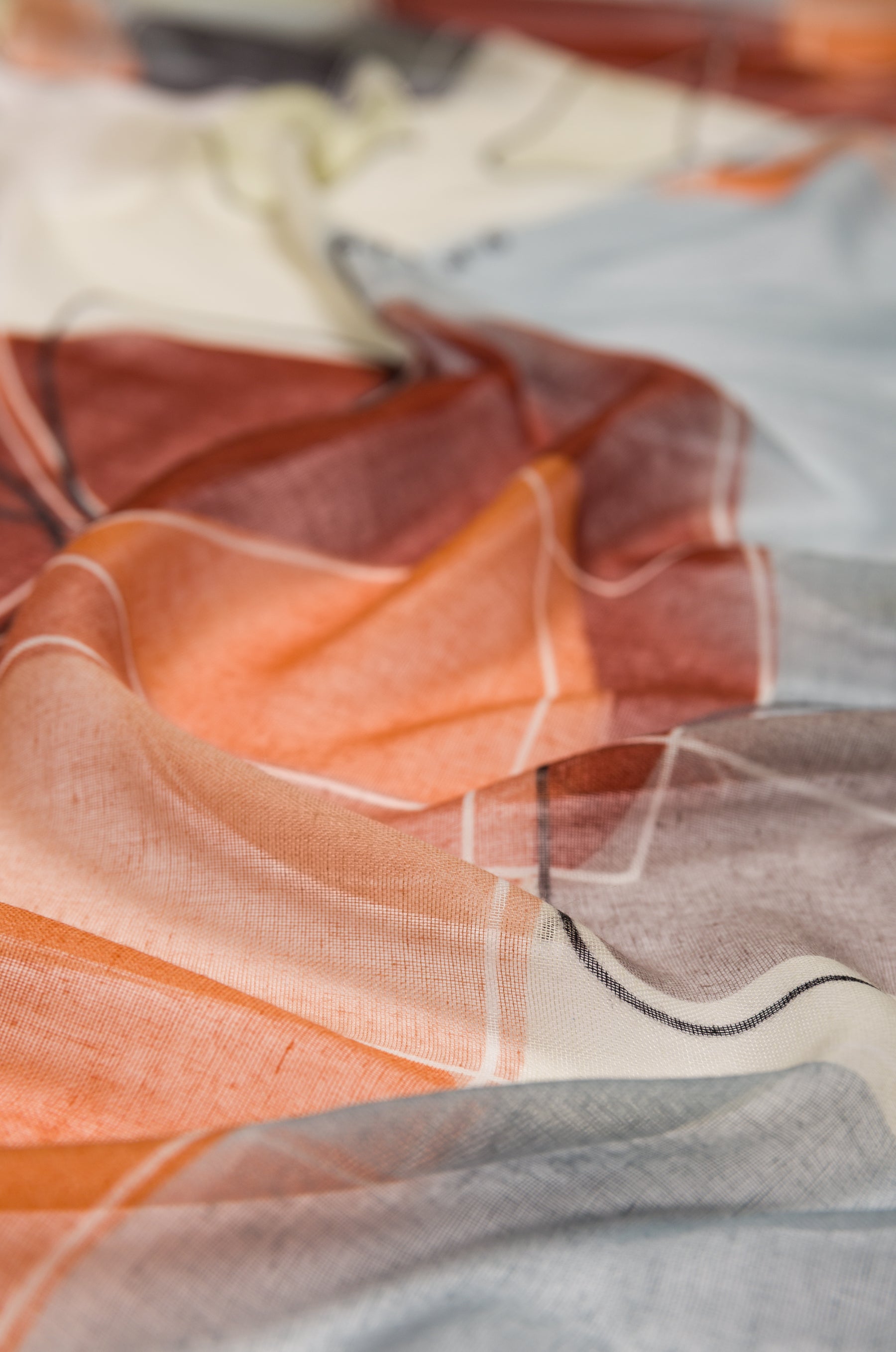 Foulard con stampa Eikon