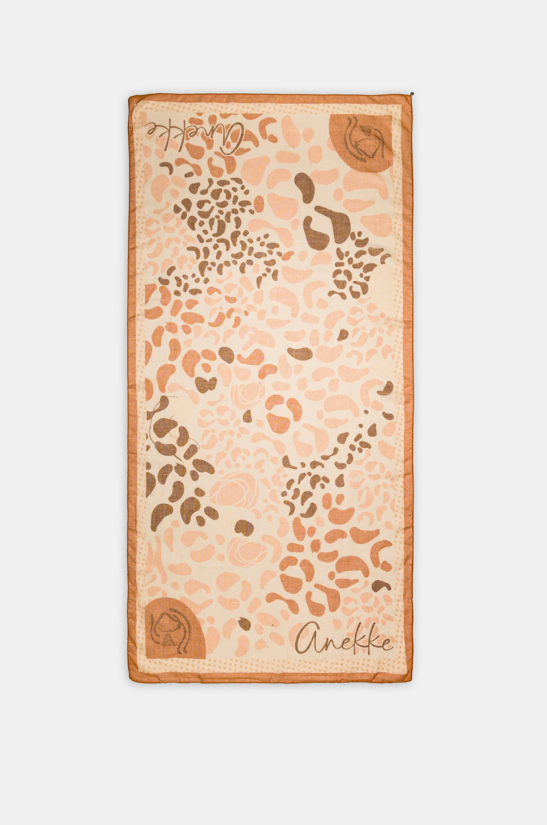 Foulard con stampa Gaia