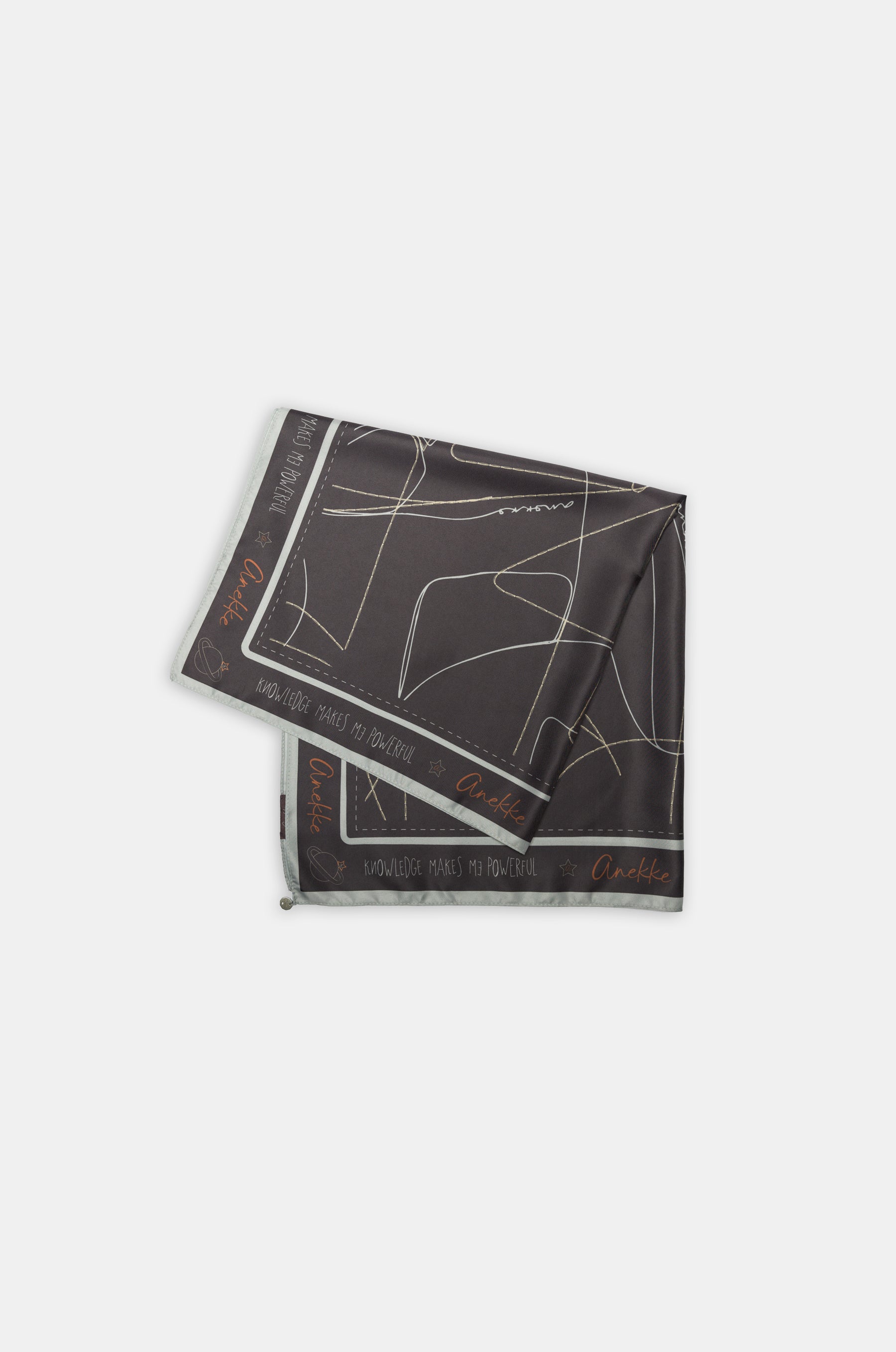 Foulard quadrato con stampa Auralis