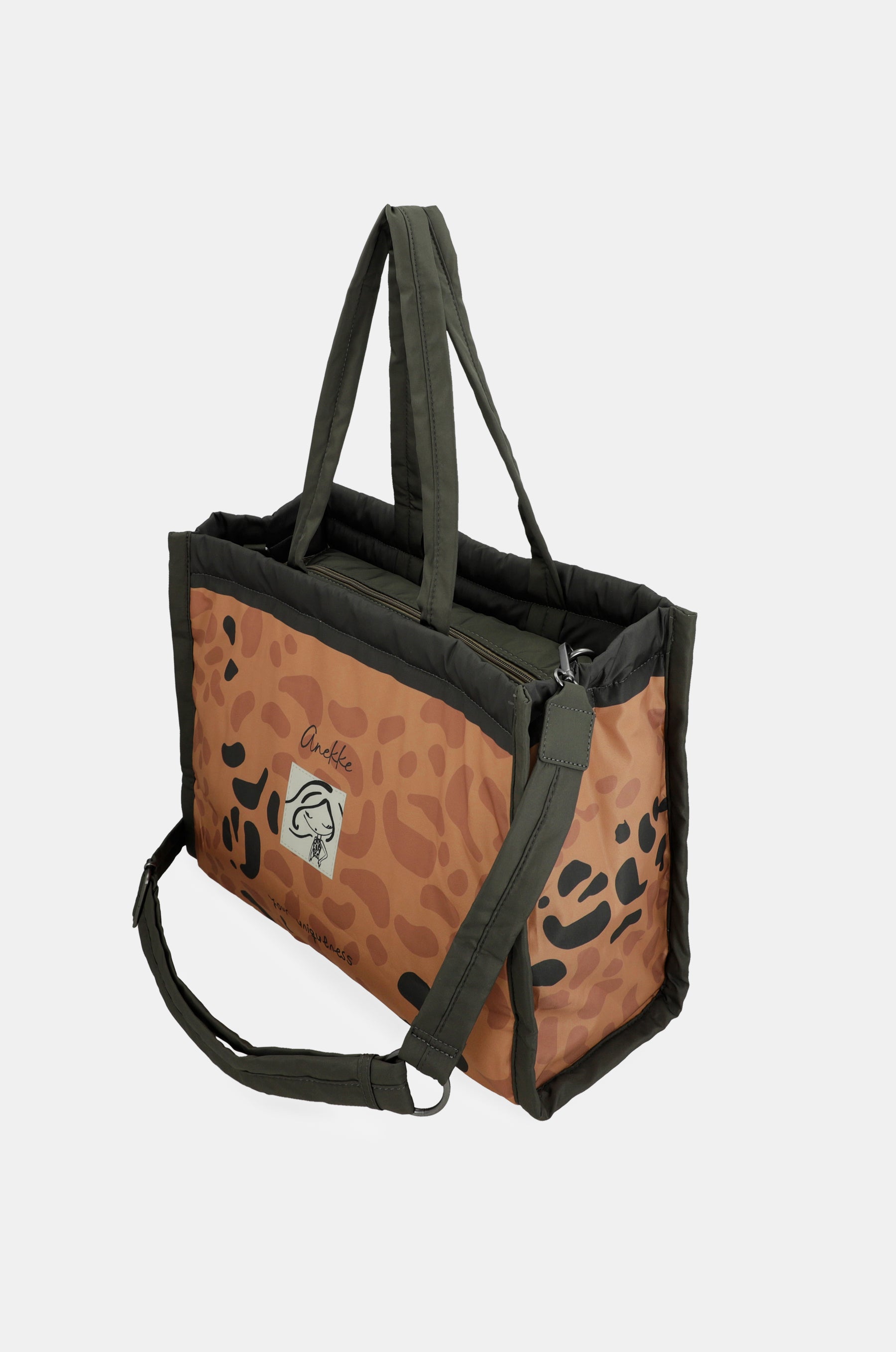 Borsa trapuntata color mattone