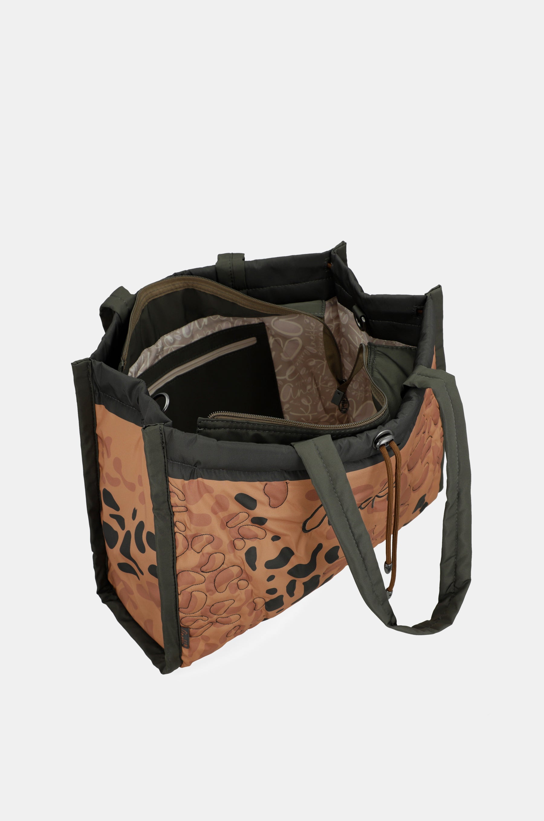 Borsa trapuntata color mattone