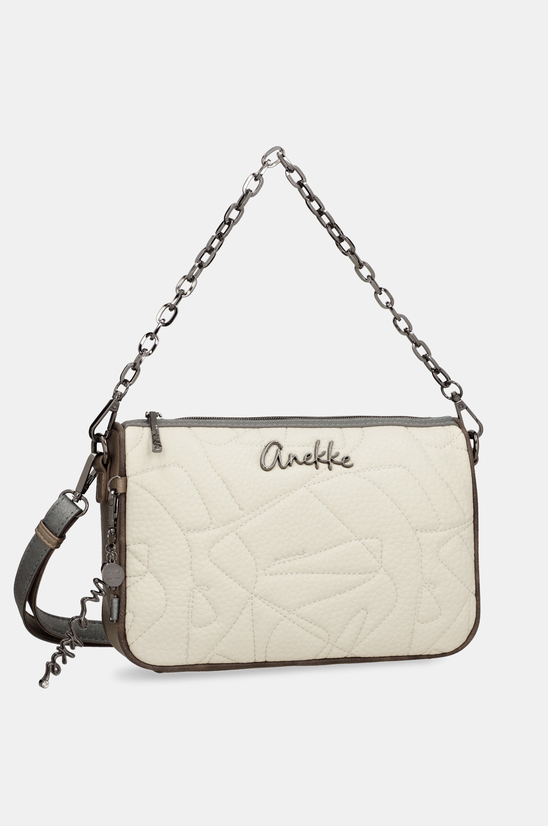 Borsa a tracolla beige Essentials