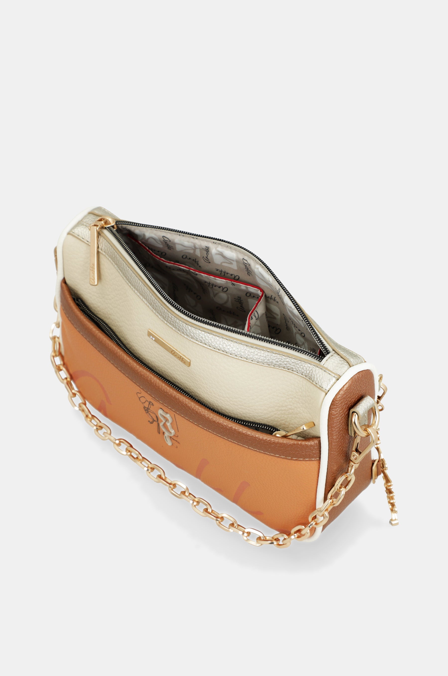 Borsa a tracolla corallo Essentials