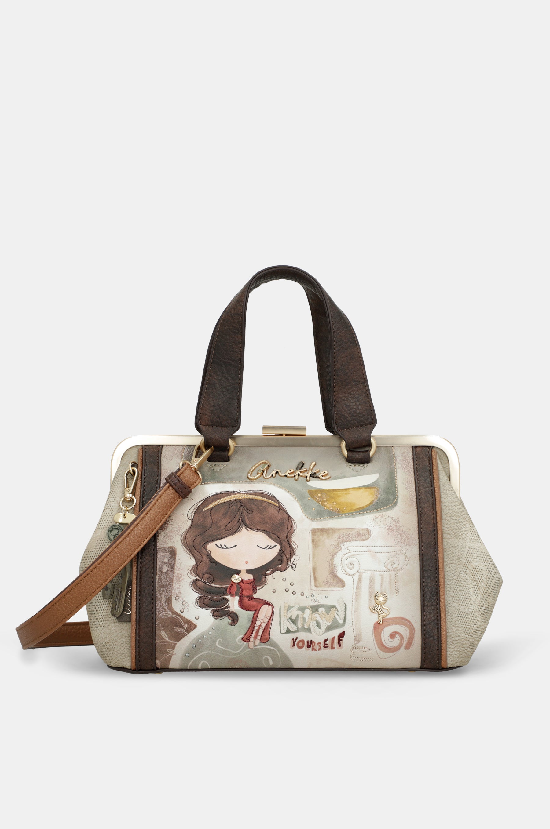 Borsa con chiusura a clip Muse