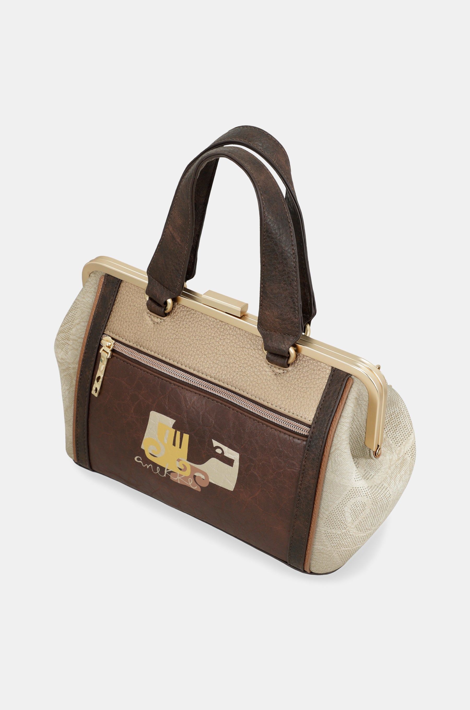 Borsa con chiusura a clip Muse