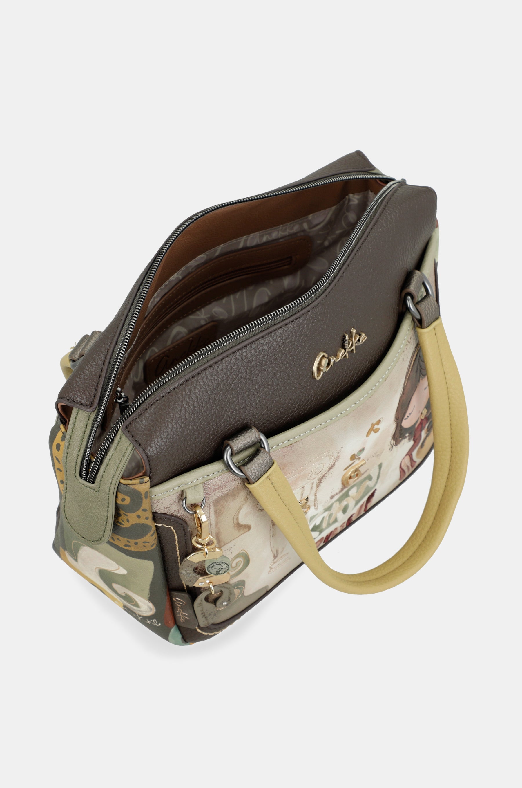 Borsa con manico corto e tracolla Muse