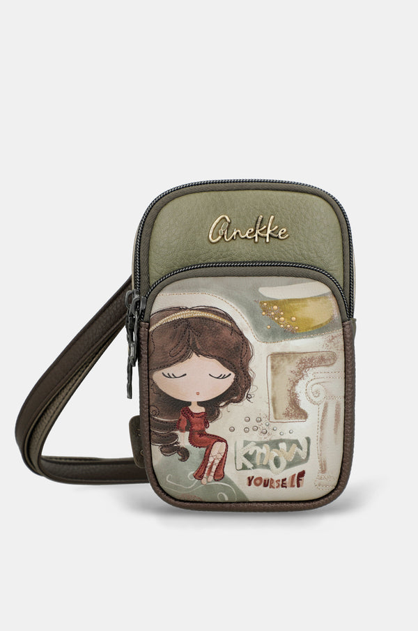 Mini borsa a tracolla con tasca Muse