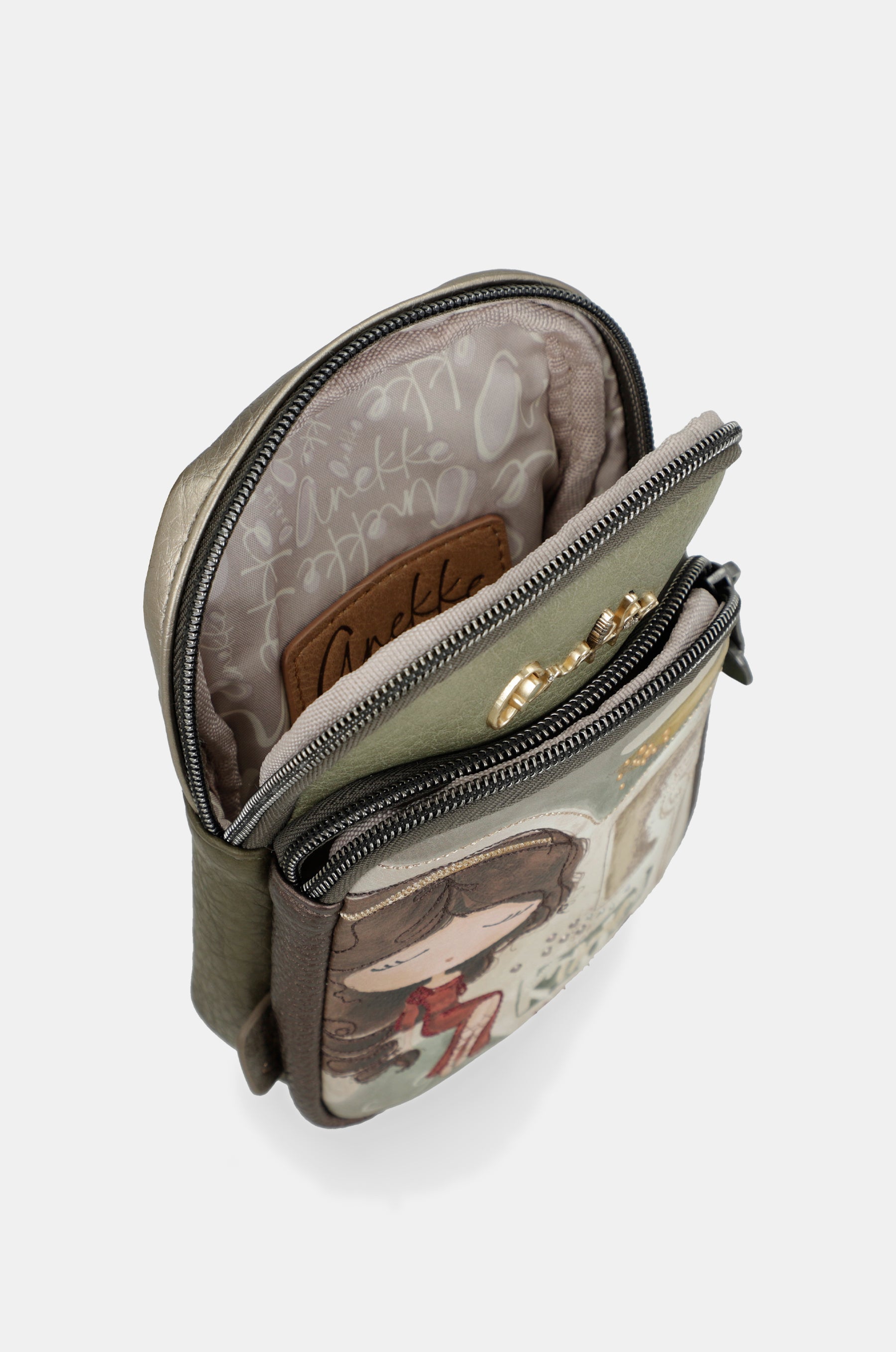 Mini borsa a tracolla con tasca Muse