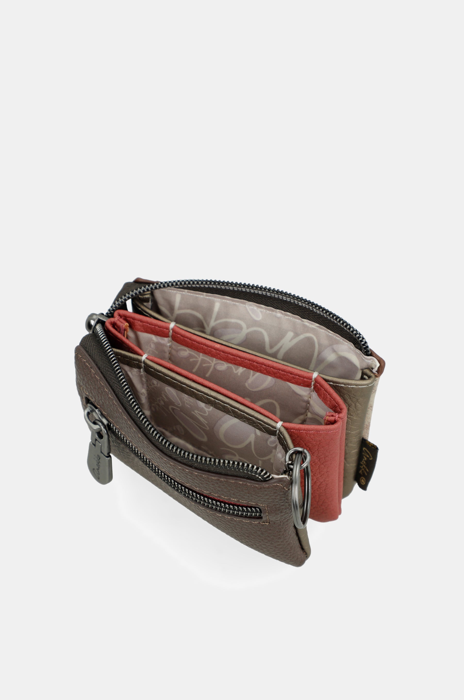 Portamonete a 3 scomparti Muse