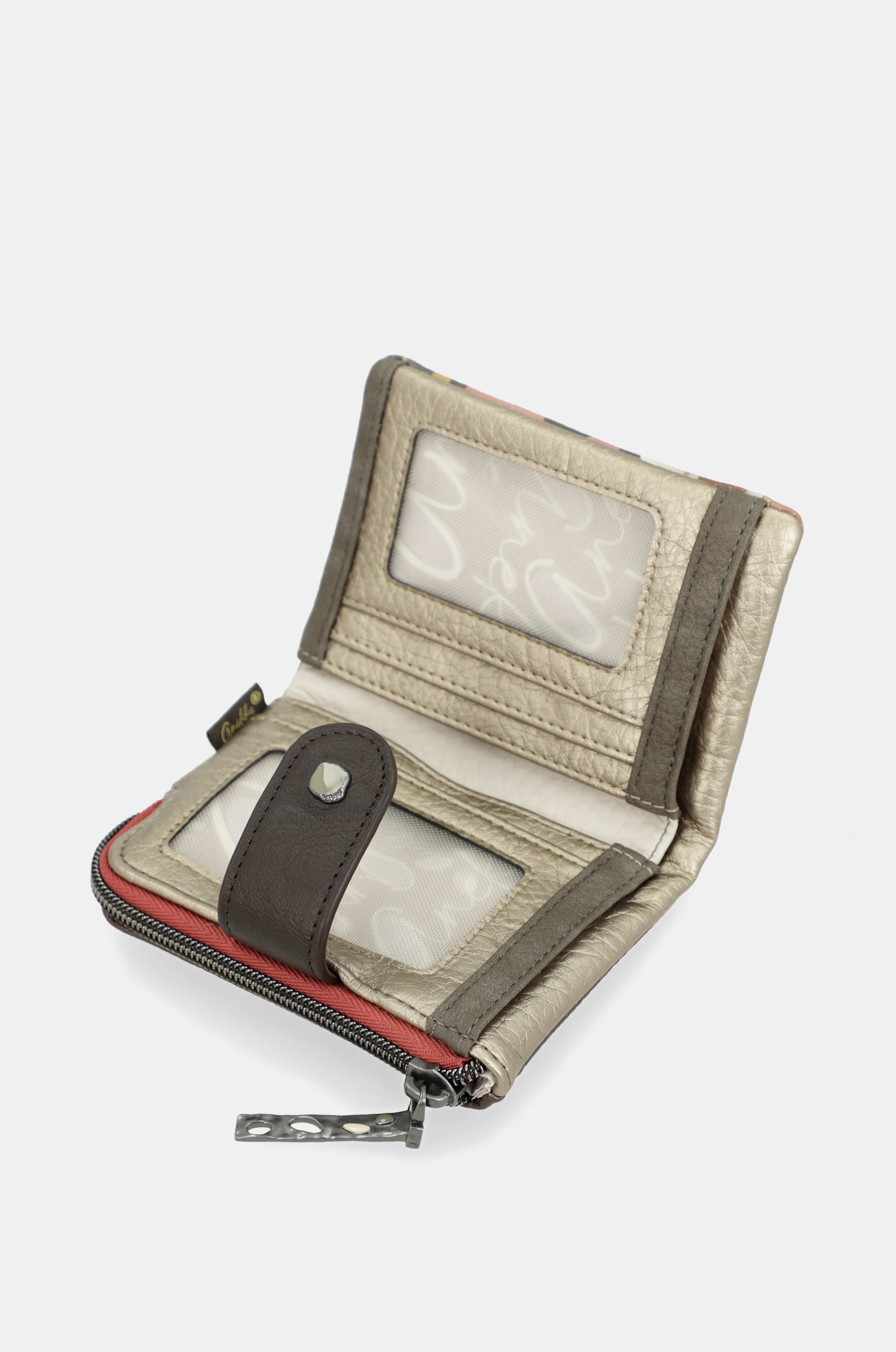 Portamonete piccolo flessibile RFID Muse