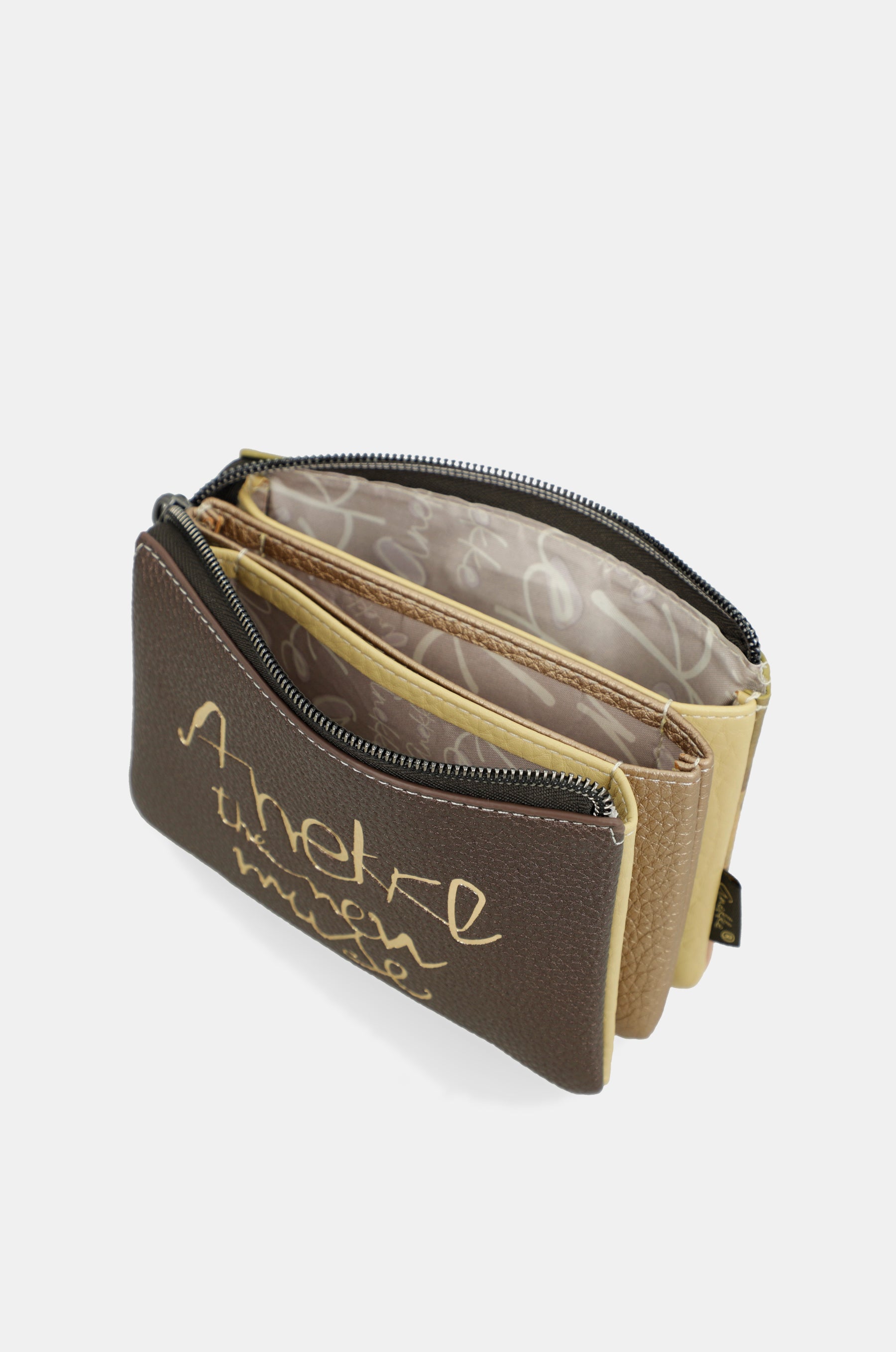 Portamonete a tre scomparti Bloom