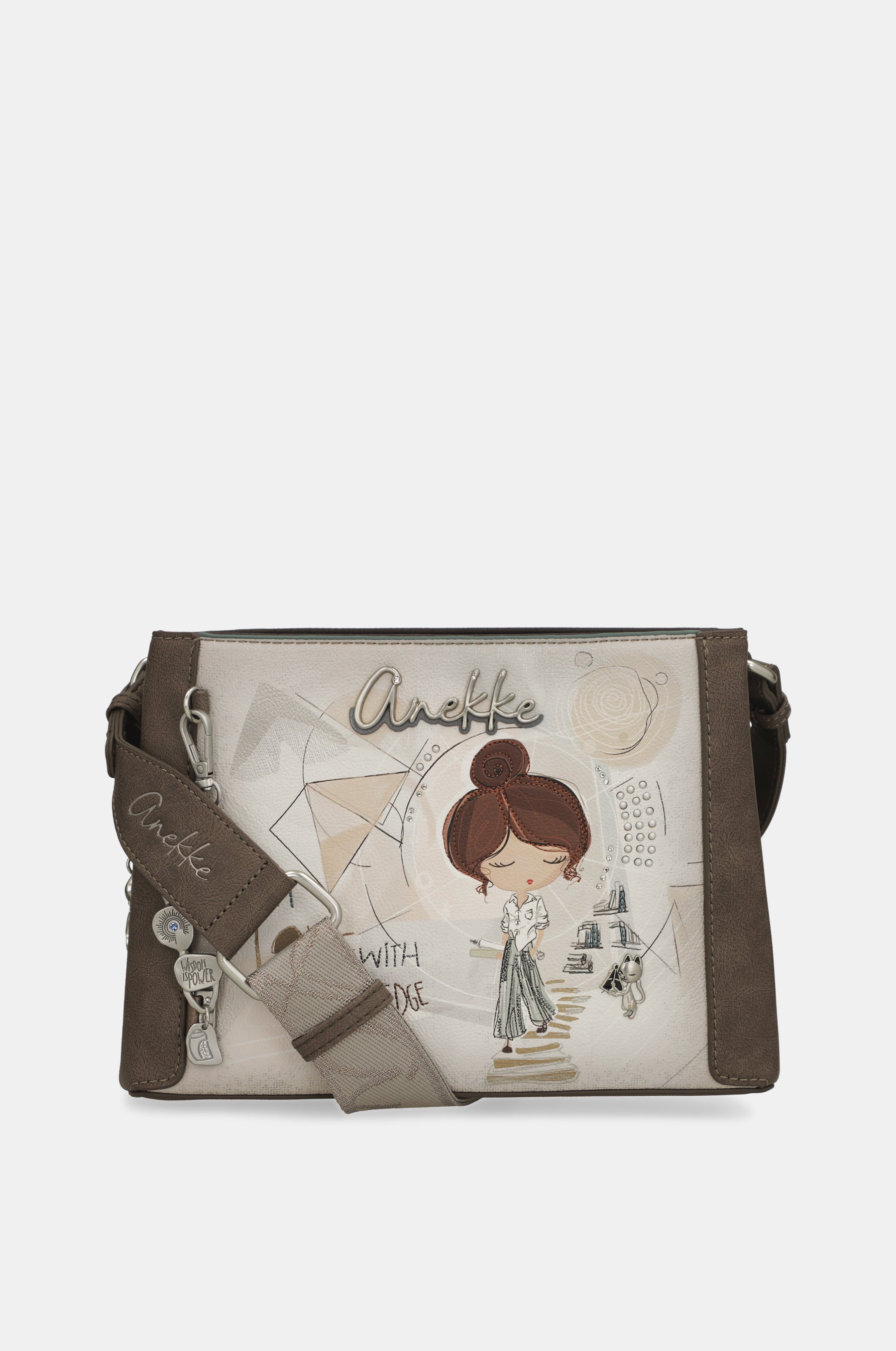 Borsa a tracolla quadrata Sophia