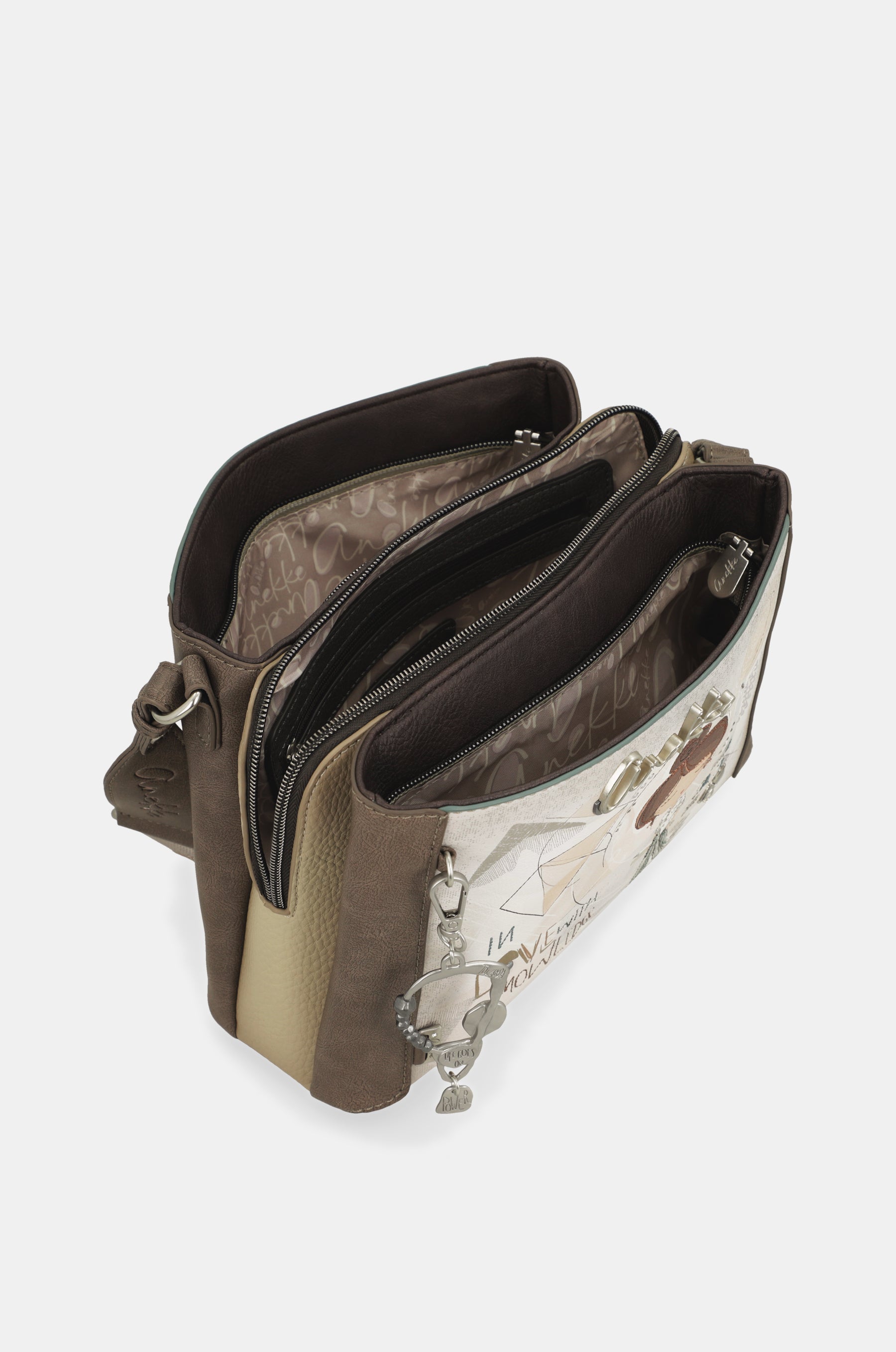 Borsa a tracolla quadrata Sophia