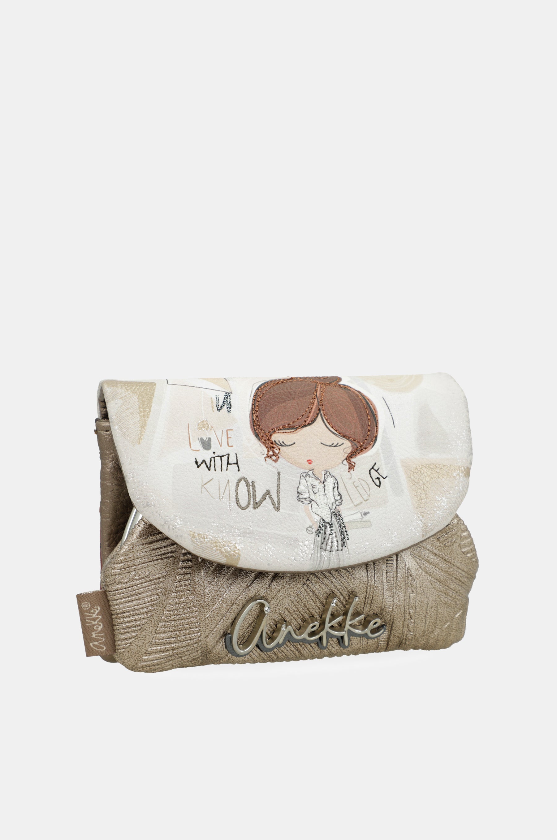 Portamonete con patta Sophia