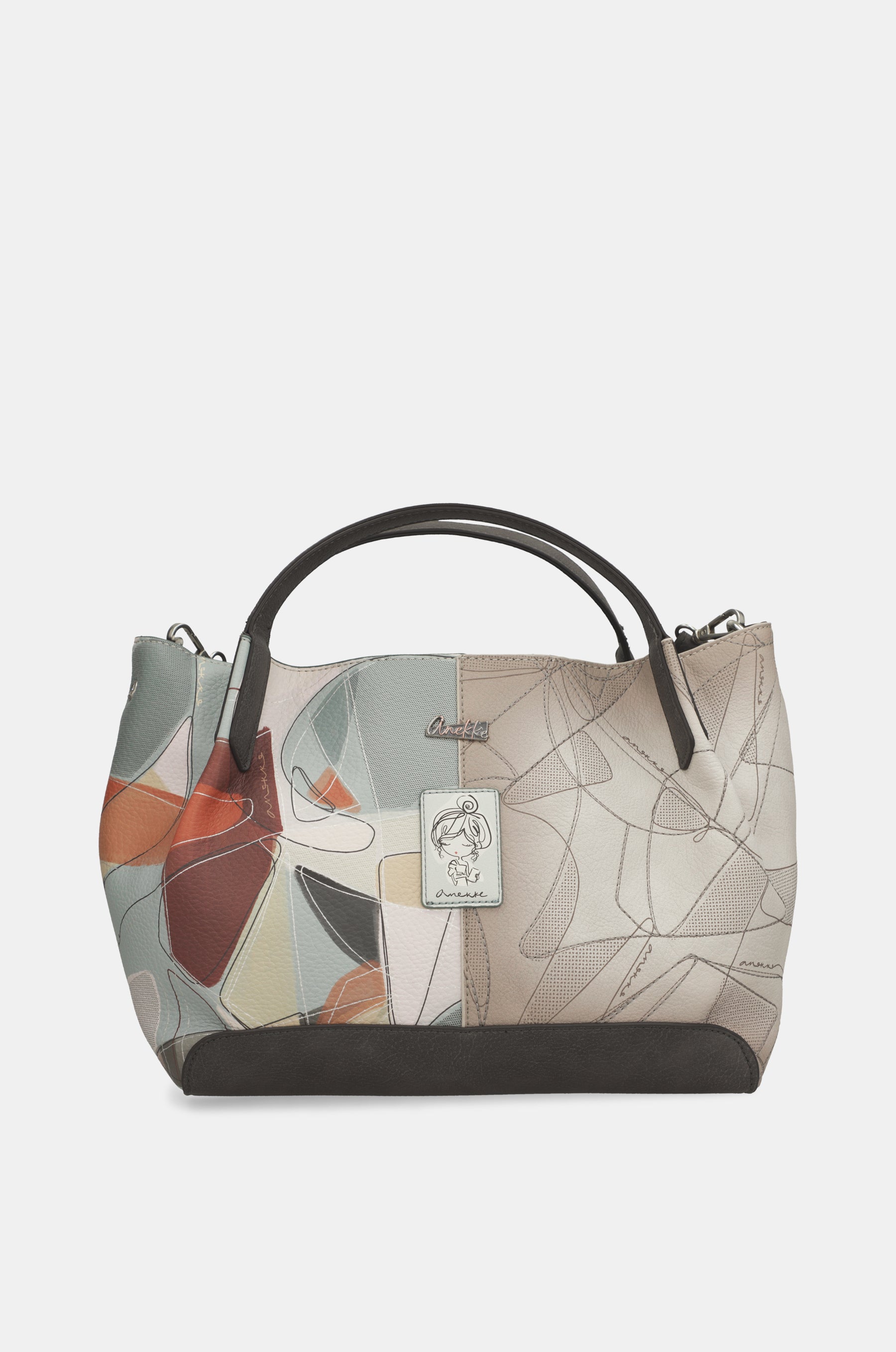 Borsa con manico corto e tracolla Auralis