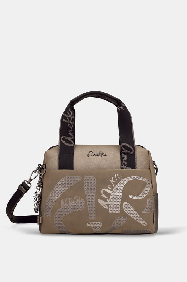 Borsa con manico Taupe