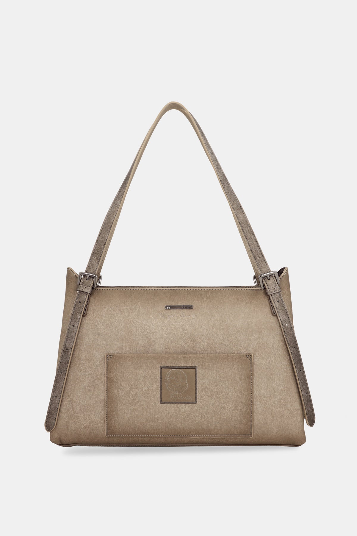 Borsa a spalla Taupe