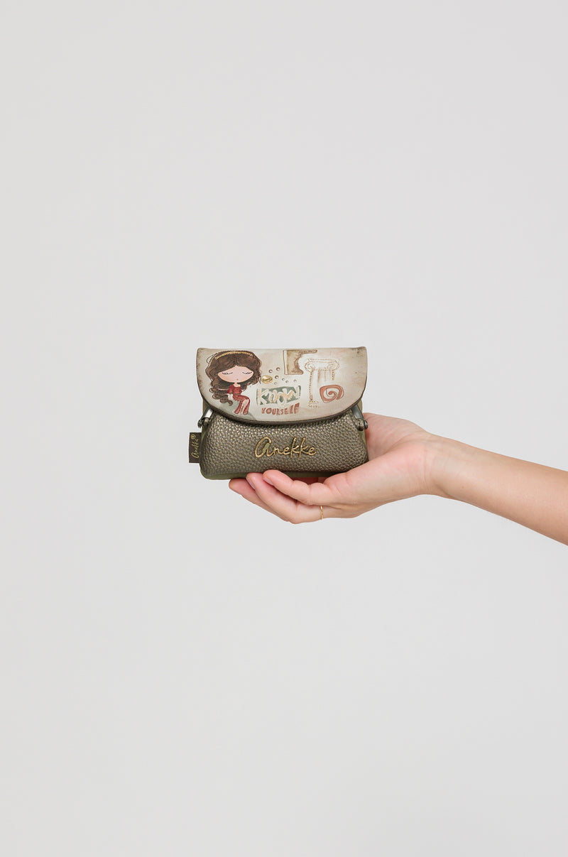 Portamonete con patta Muse