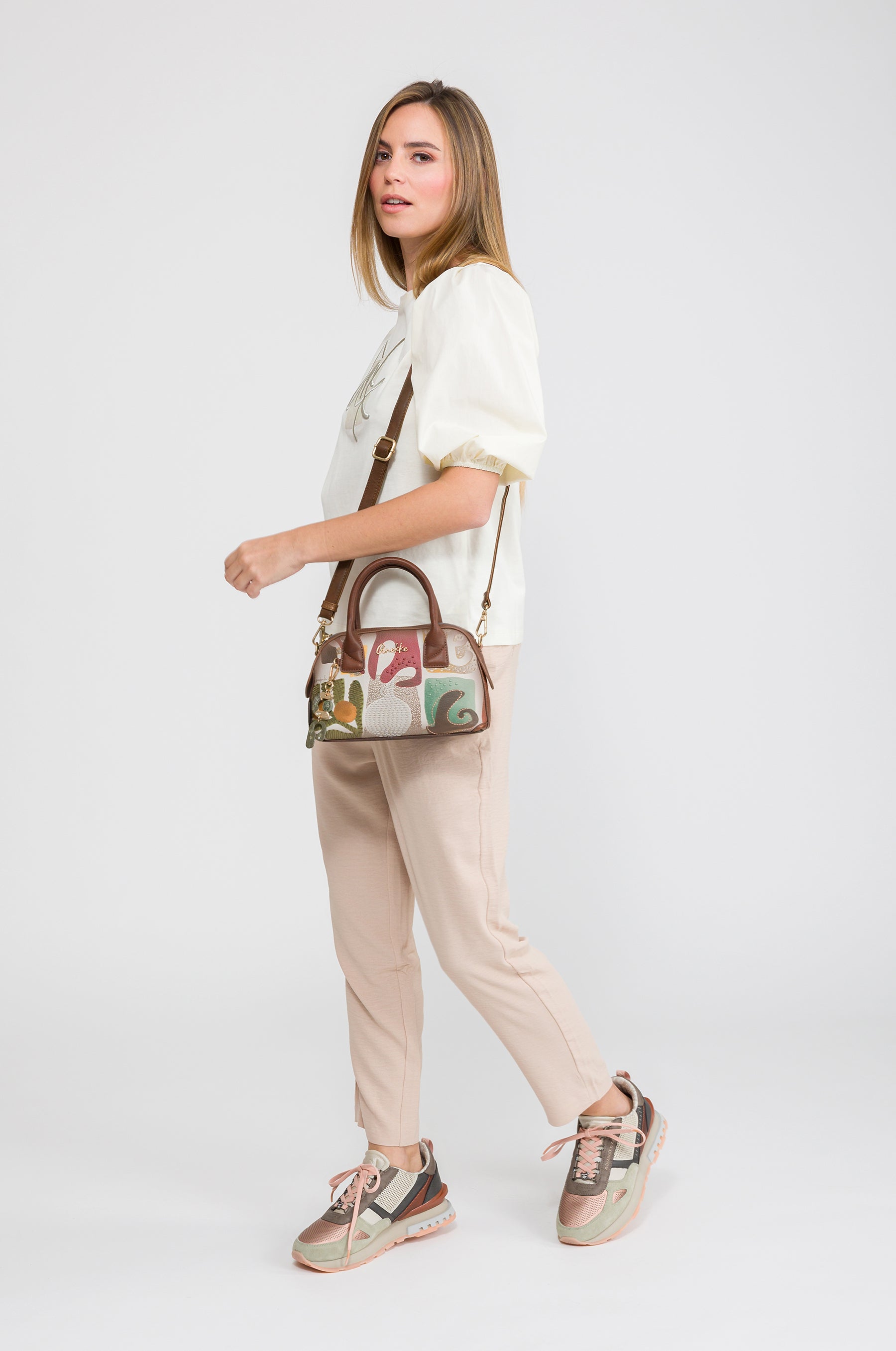 Borsa con manico corto piccola Amphora