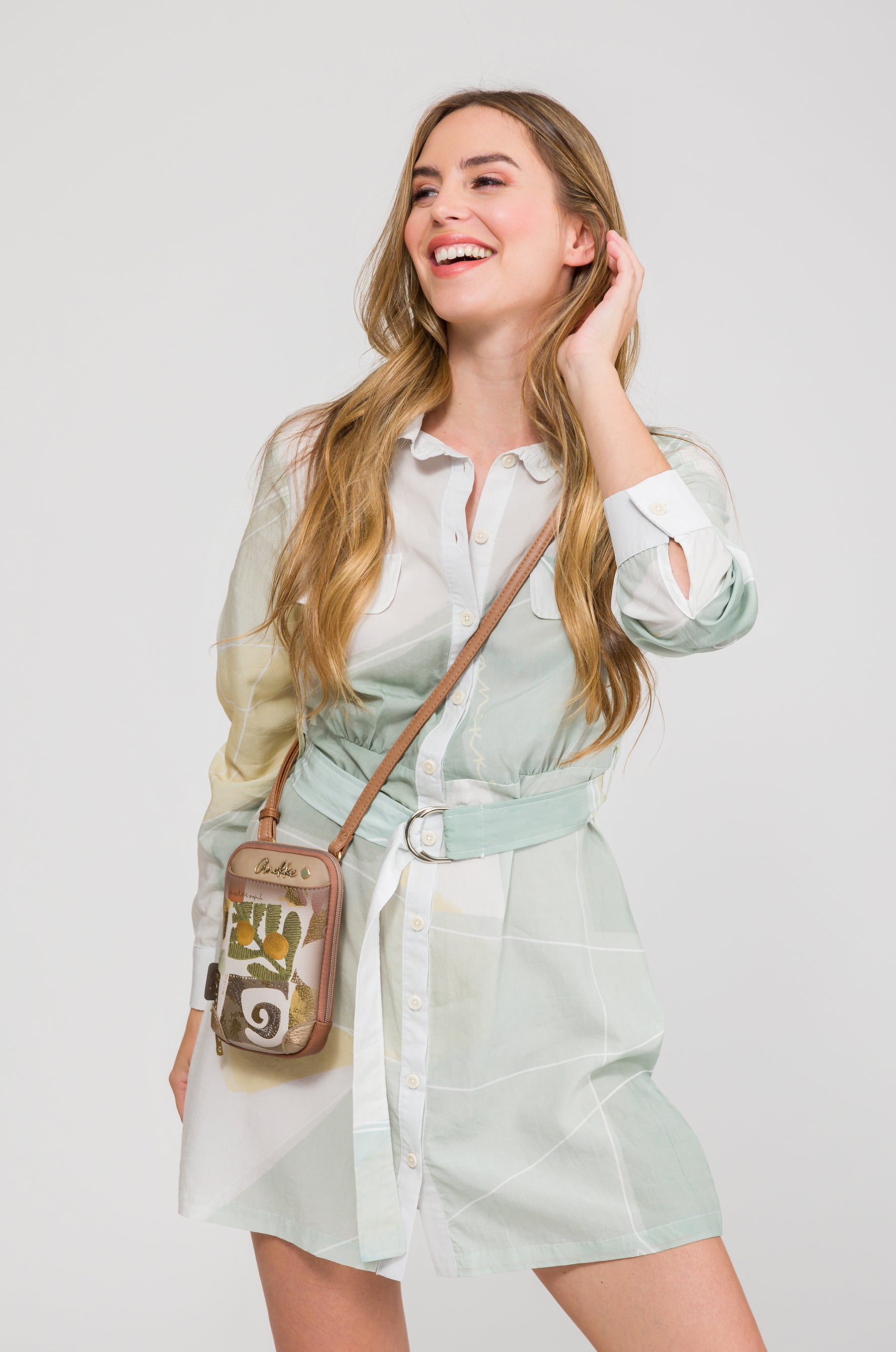 Mini borsa a tracolla Amphora