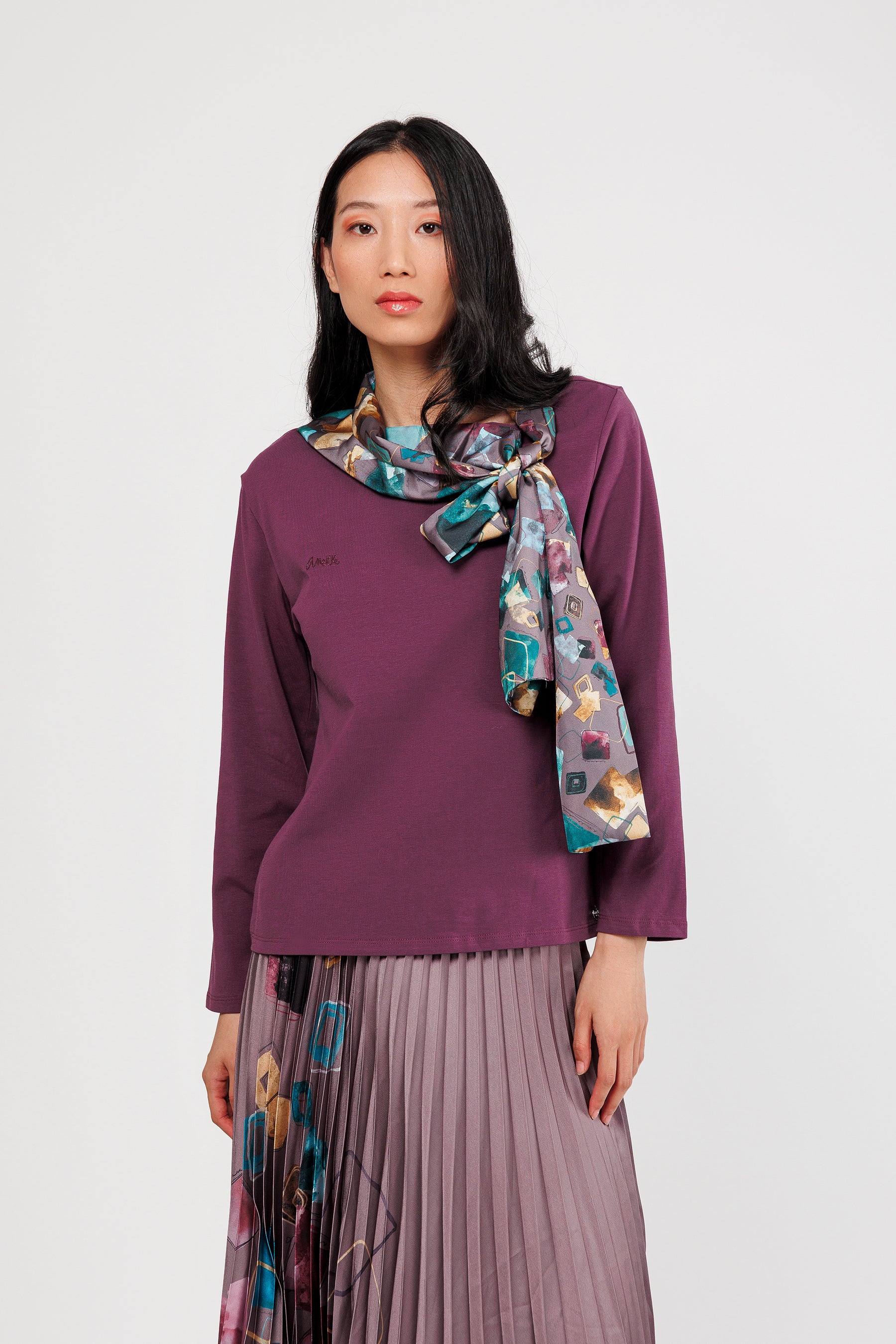 Maglione viola Evolution