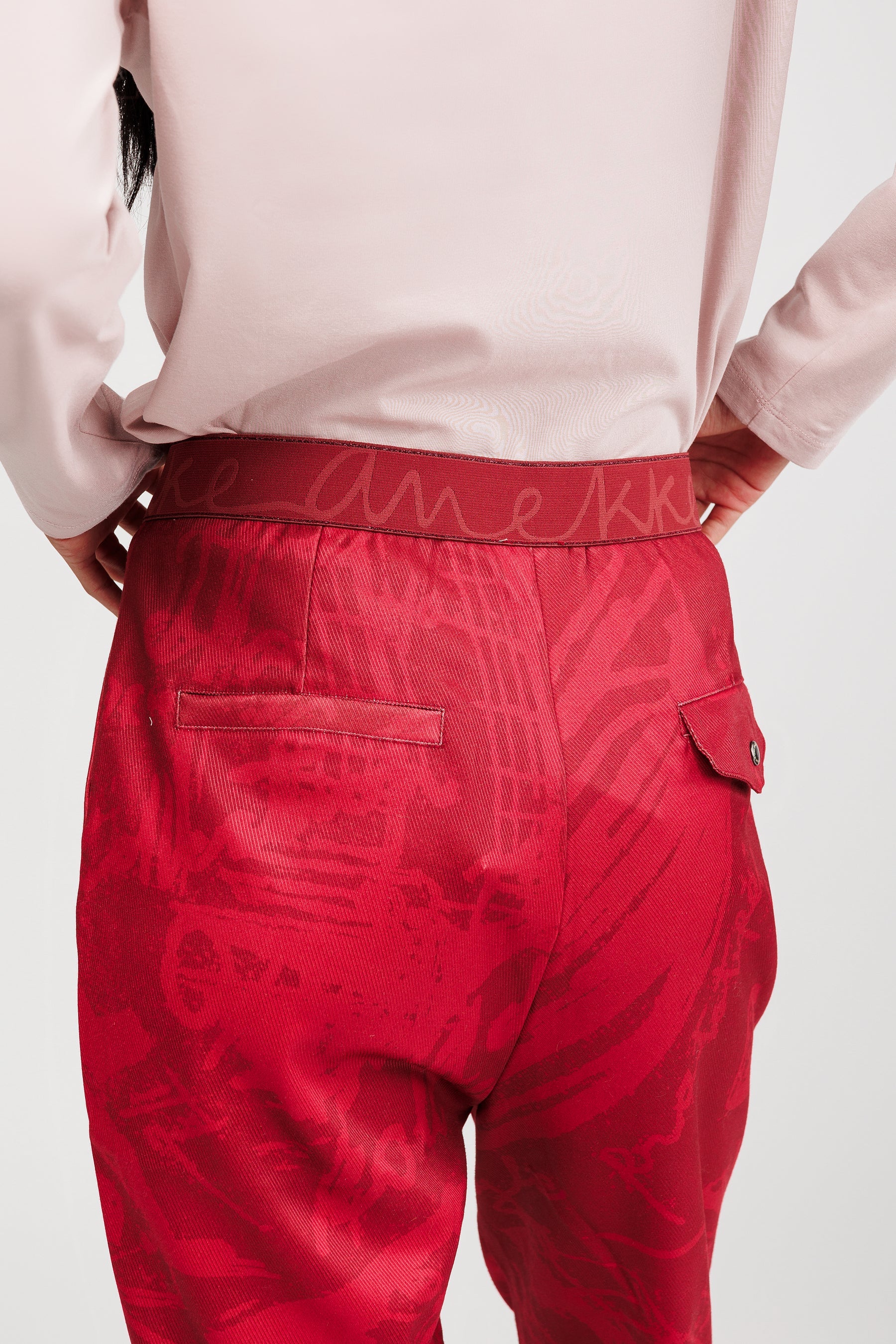 Pantaloni bordeaux