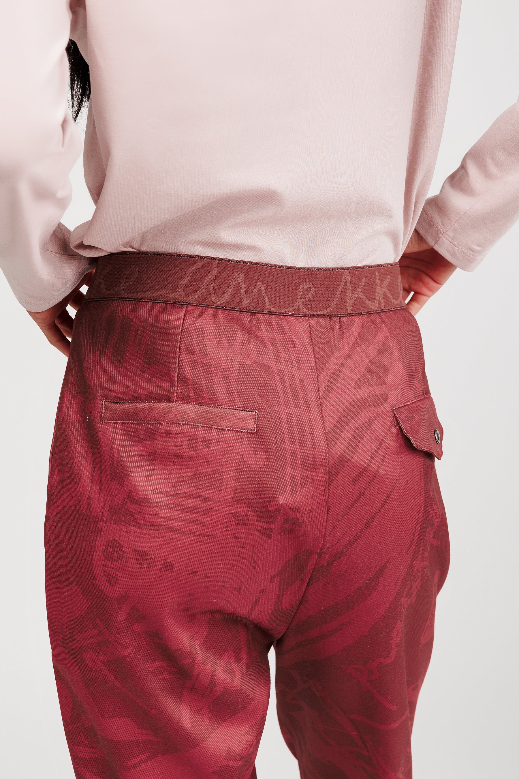 Pantaloni bordeaux