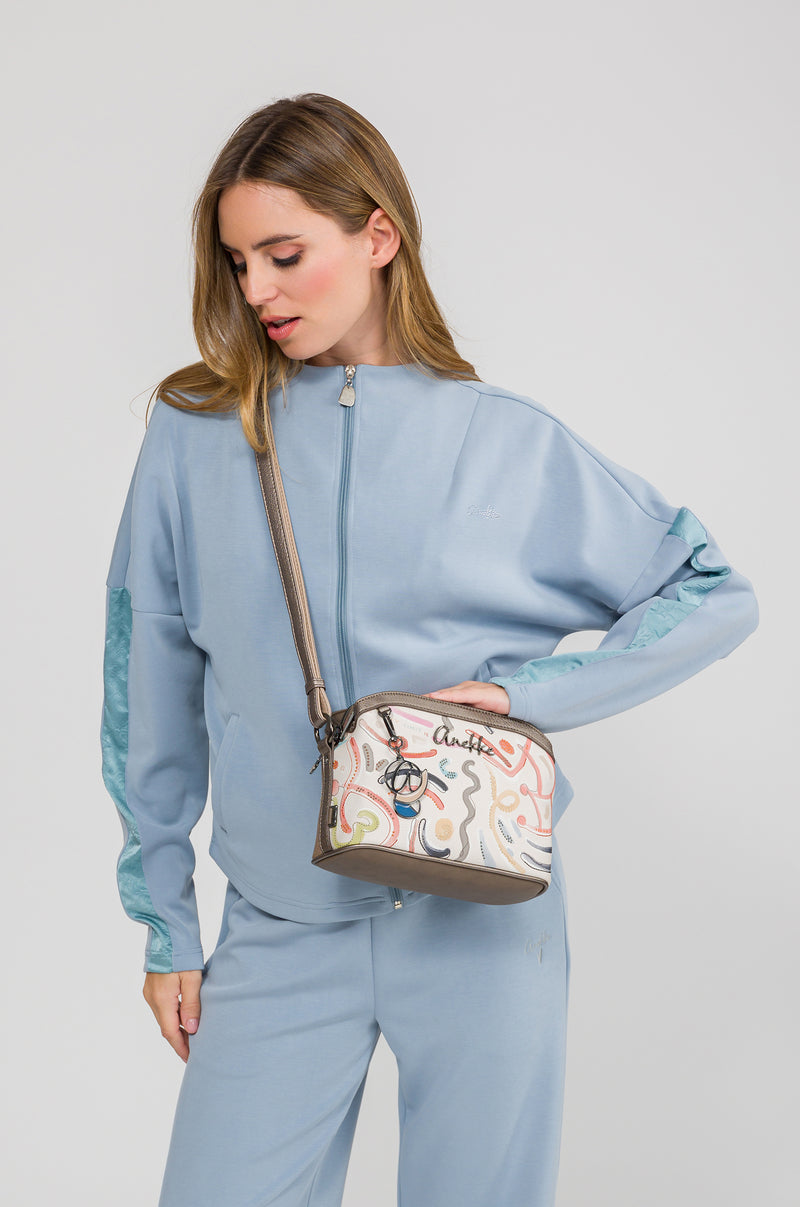 Borsa a tracolla con 3 scomparti Olympia