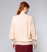 Maglione beige Shōen con scollo a V