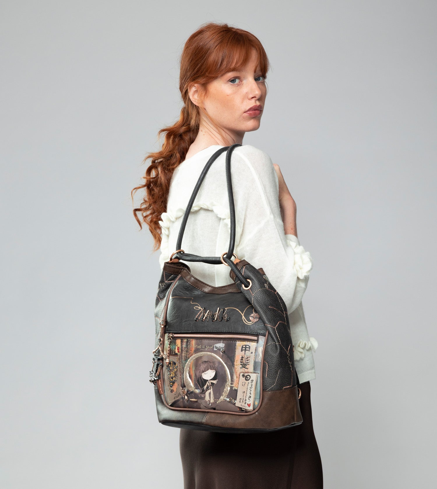 Borsa a tracolla Shōen trasformabile in zaino