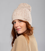 Cappello a maglia beige Contemporary