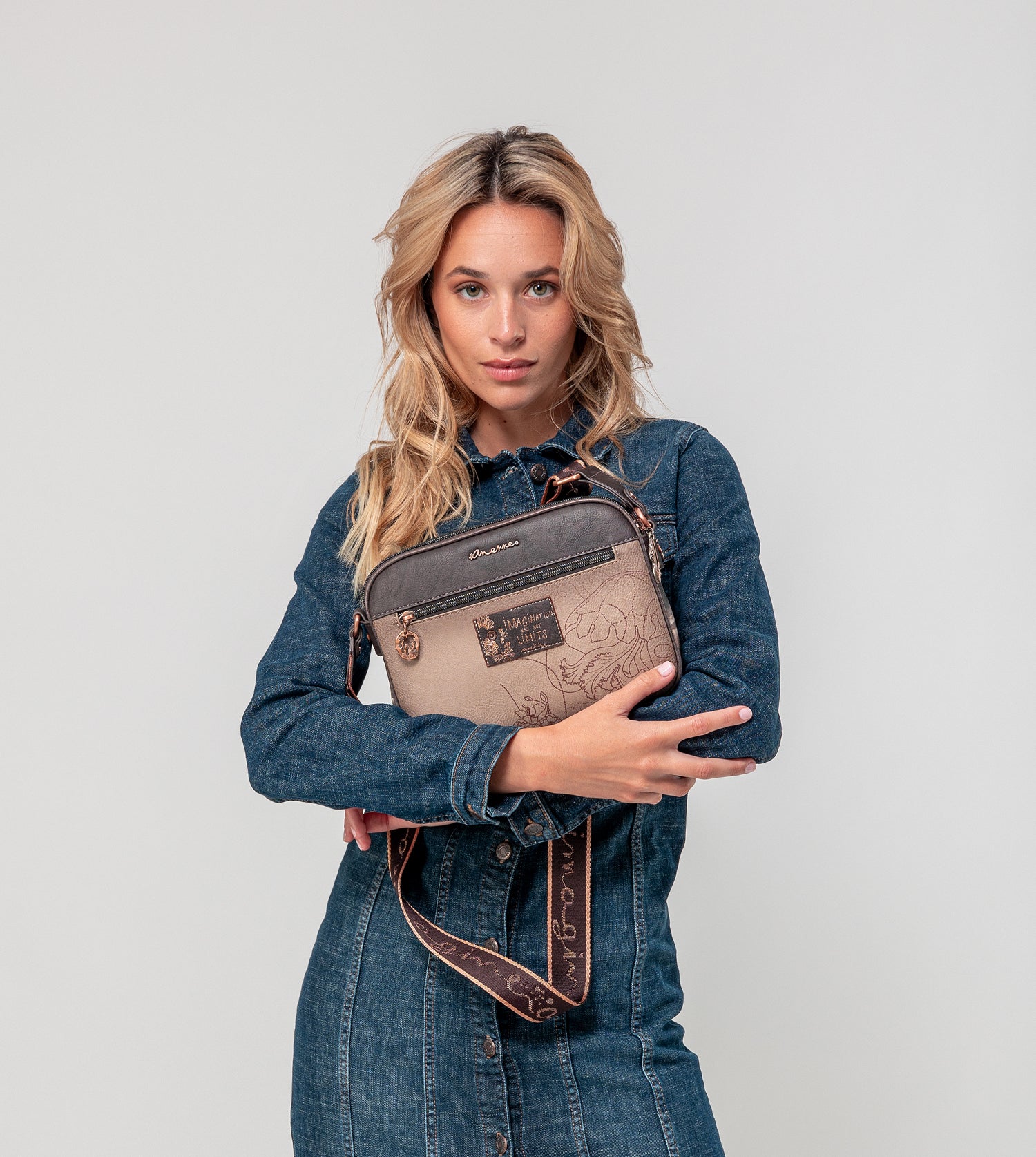 Borsa a tracolla media Dreamverse a 3 scomparti