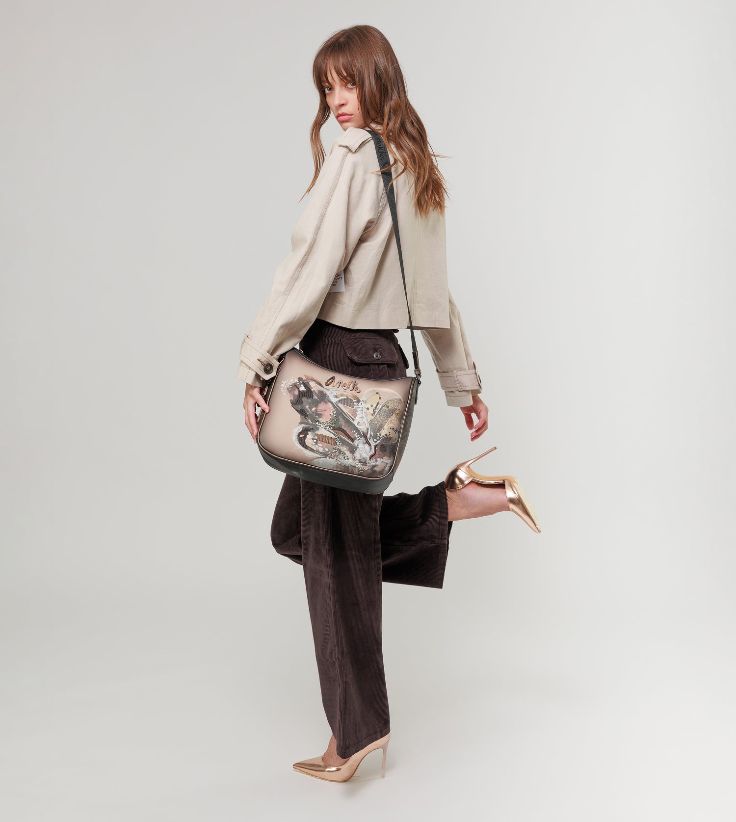 Borsa a tracolla grande Wings