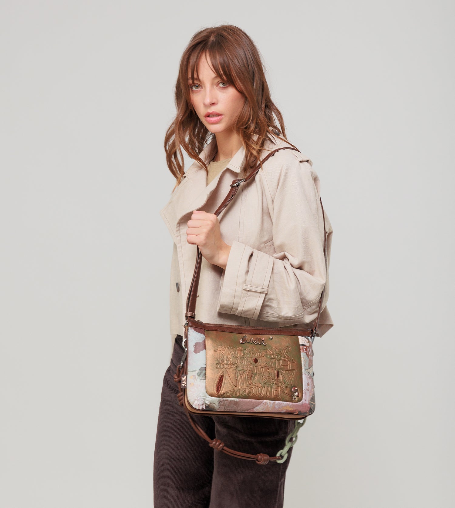 Borsa a tracolla media Outer