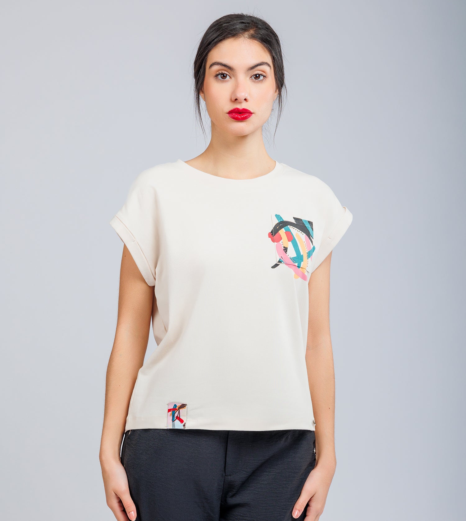 T-shirt beige Smart