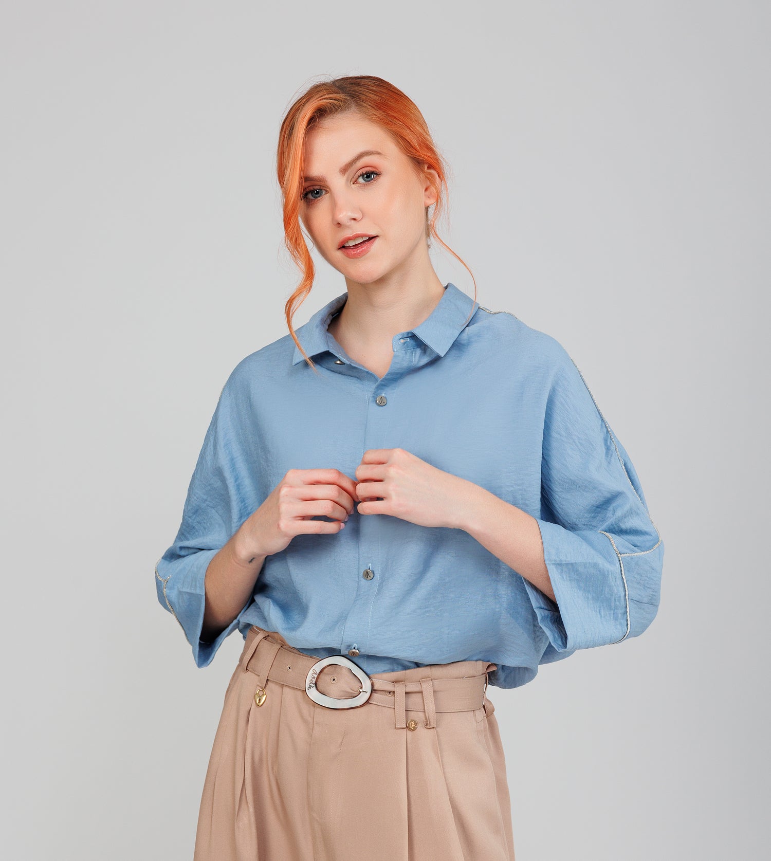 Camicia blu