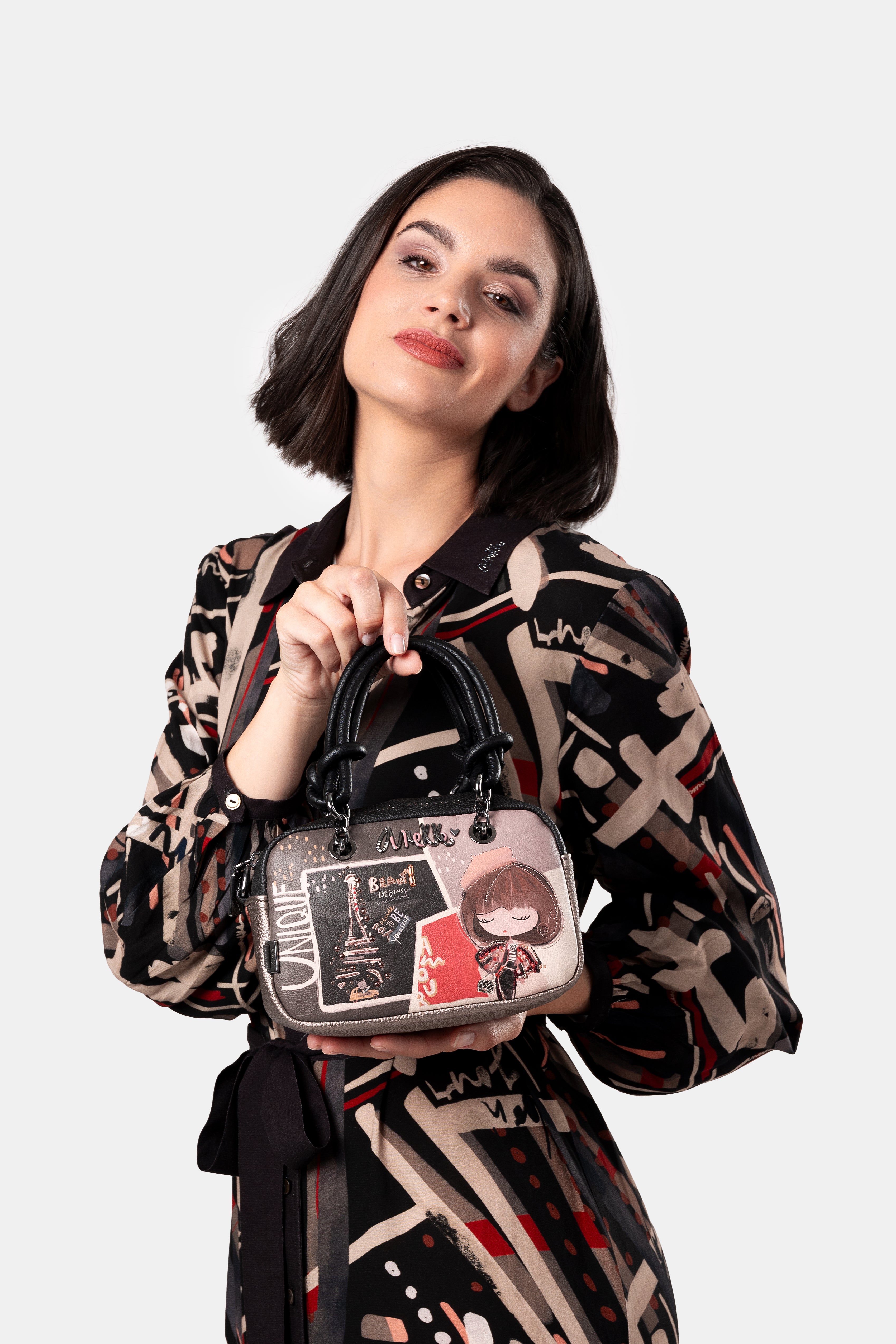Borsa a mano piccola con tracolla Mademoiselle