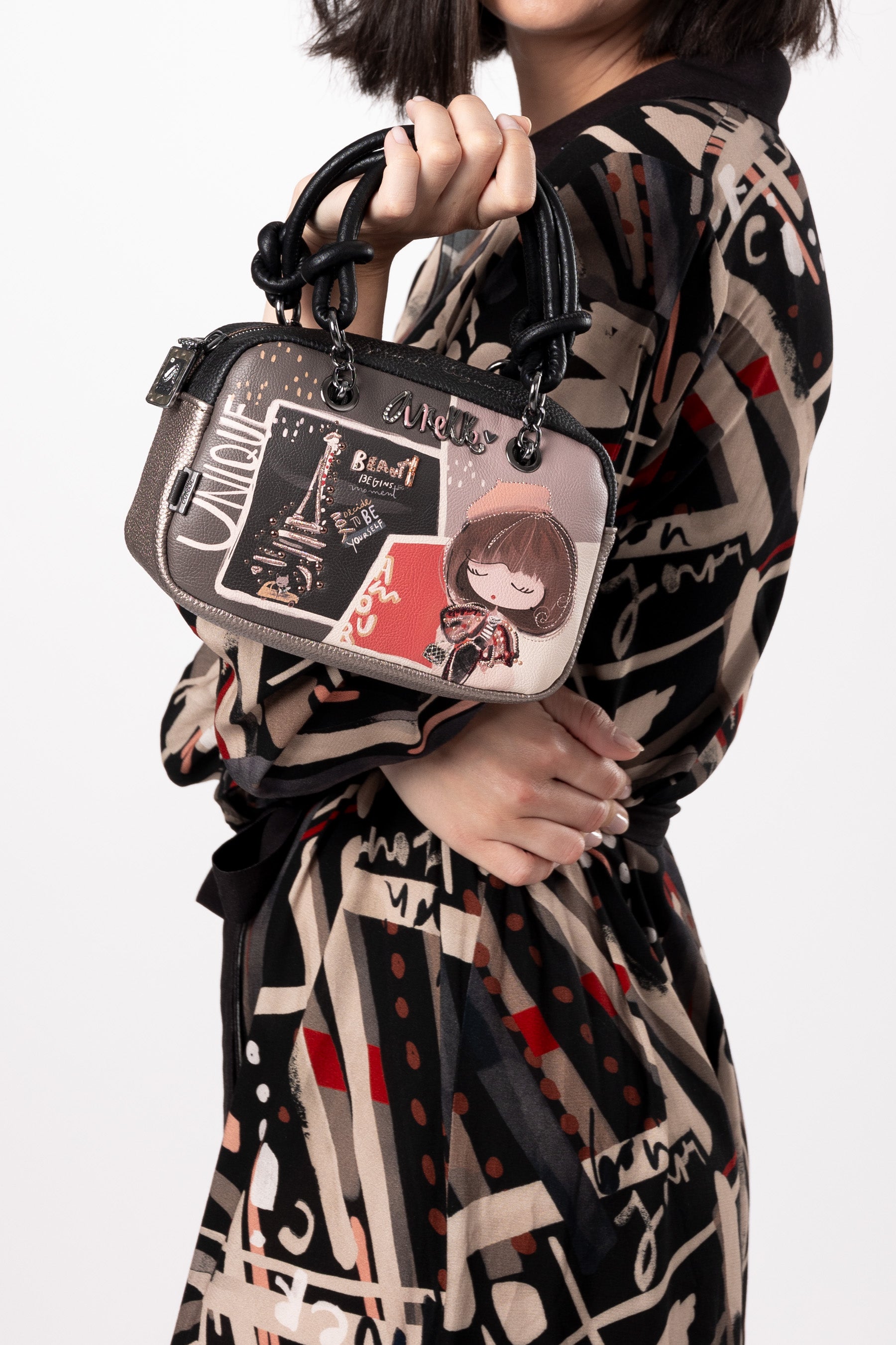 Borsa a mano piccola con tracolla Mademoiselle