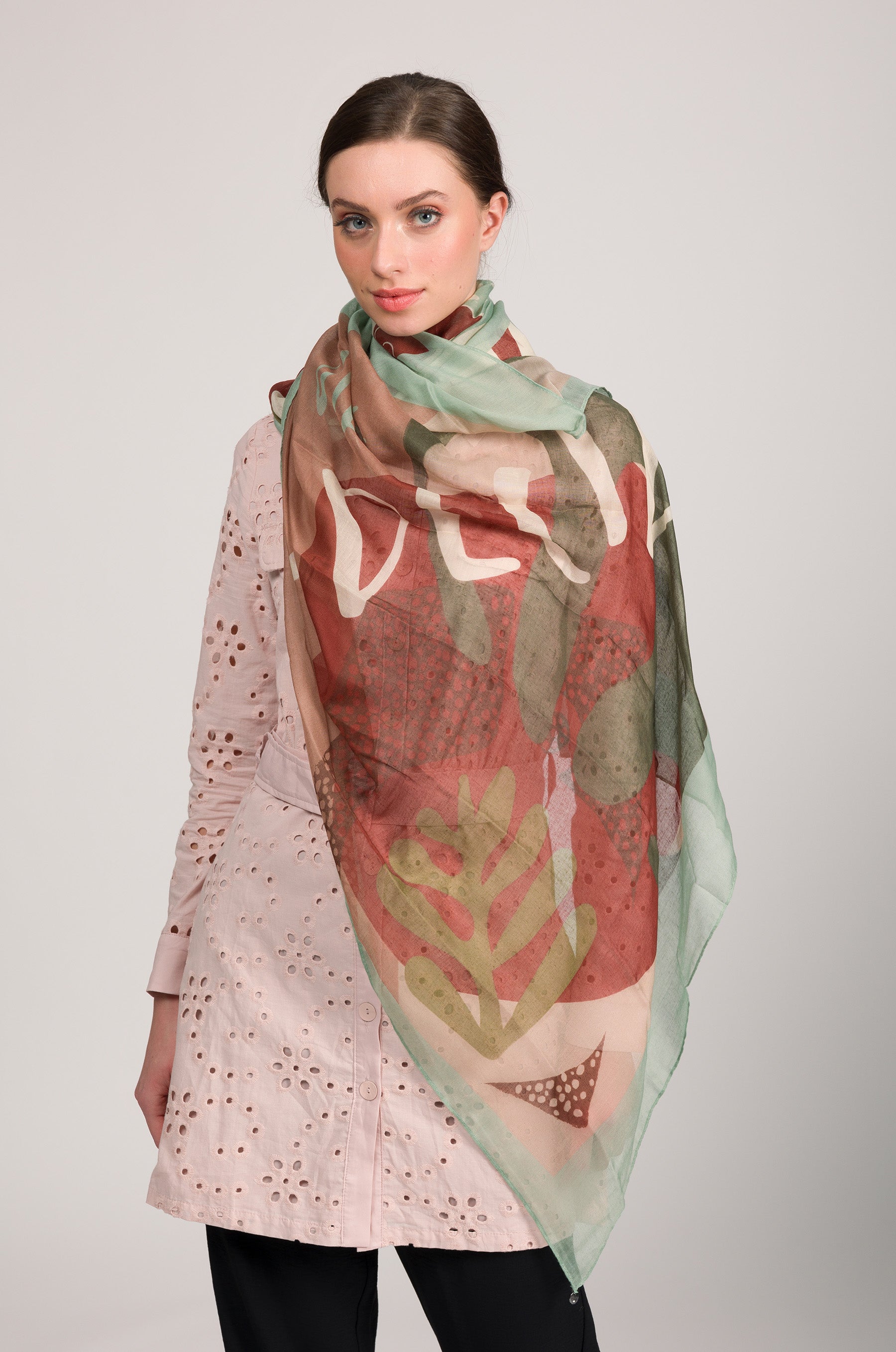 Foulard verde Muse