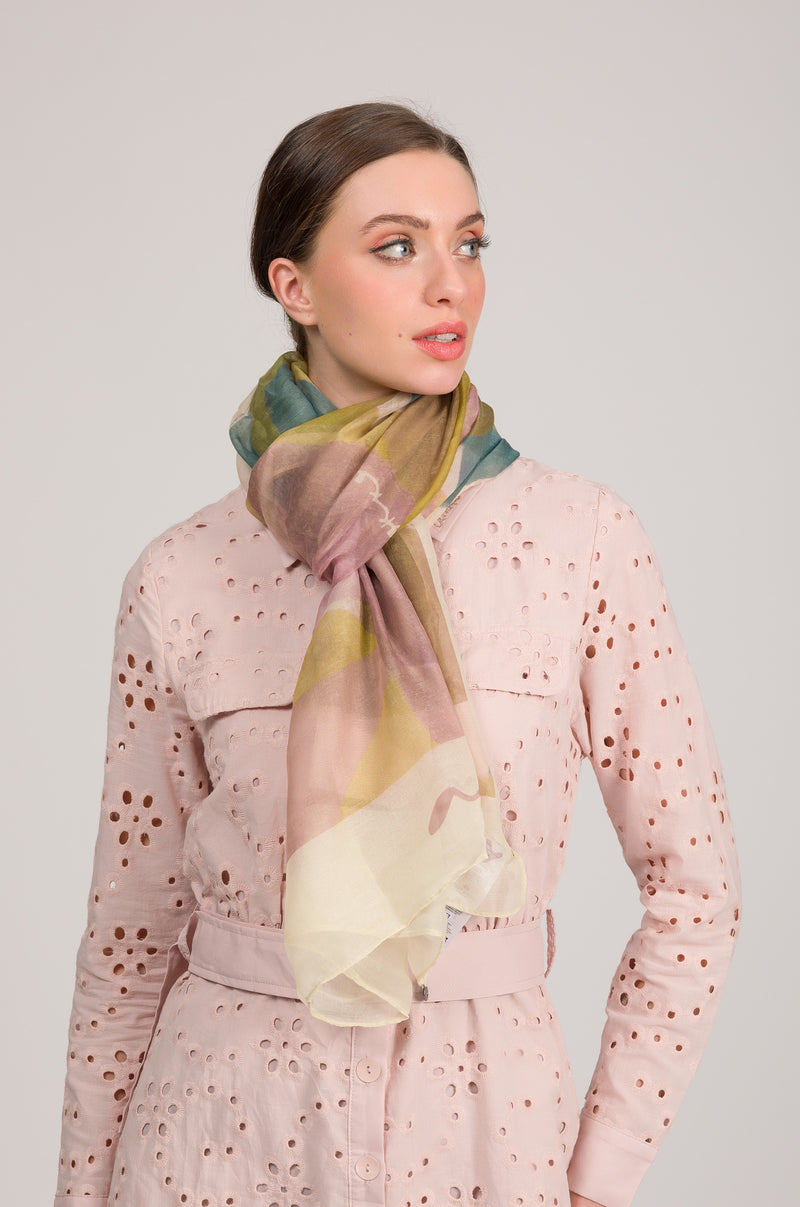 Foulard rosa Bloom