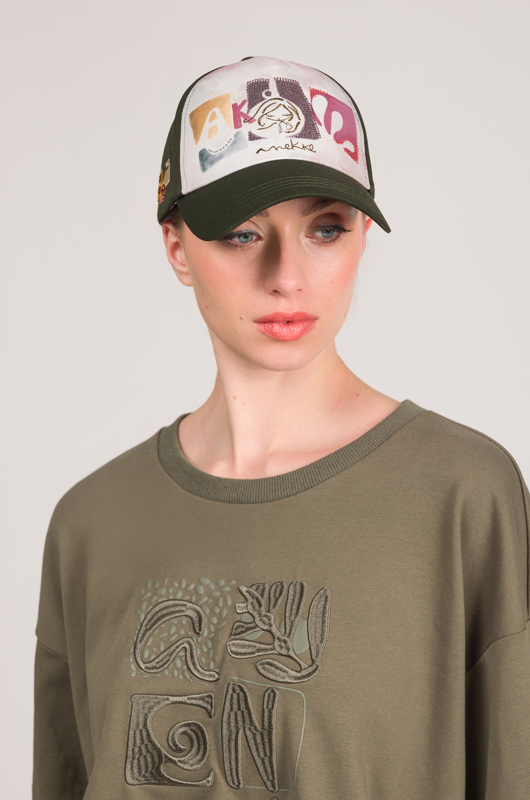 Cappellino verde Amphora