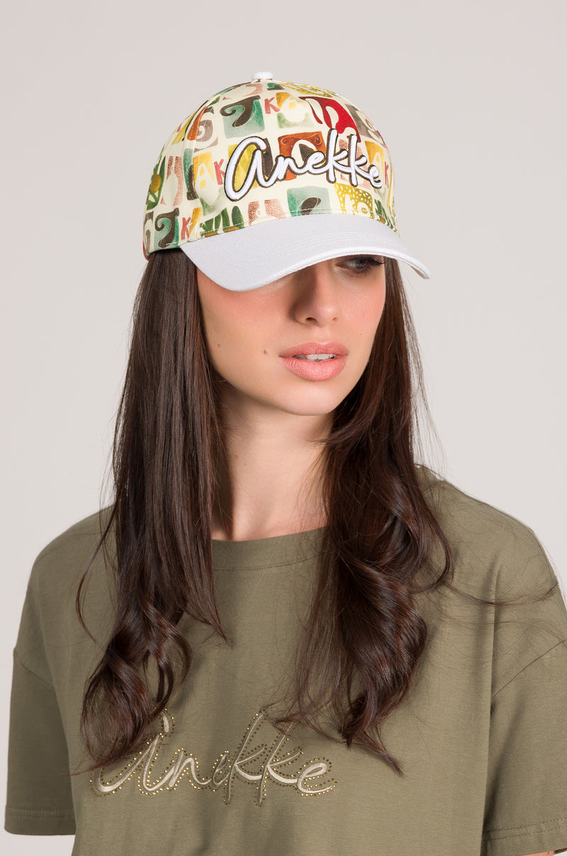 Cappellino con stampa Amphora