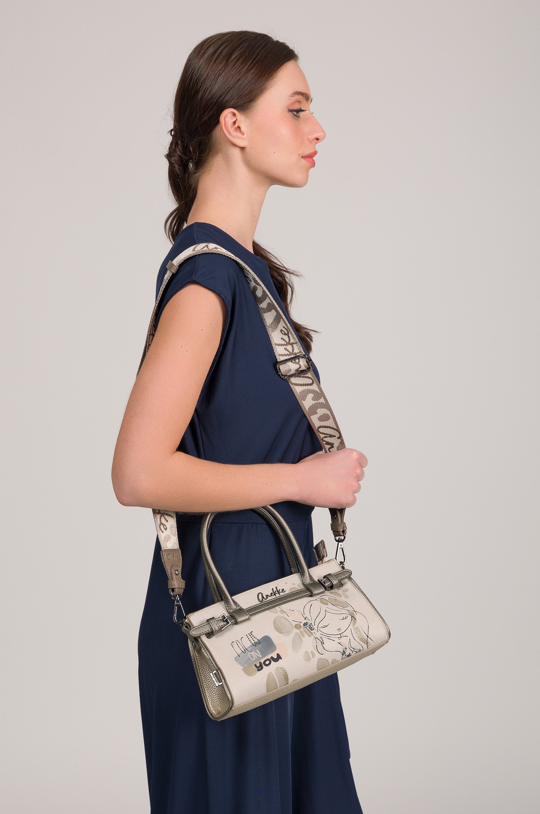 Borsa con due manici e tracolla Olympia