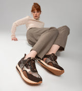 Sneakers sportive con motivo Palette marrone