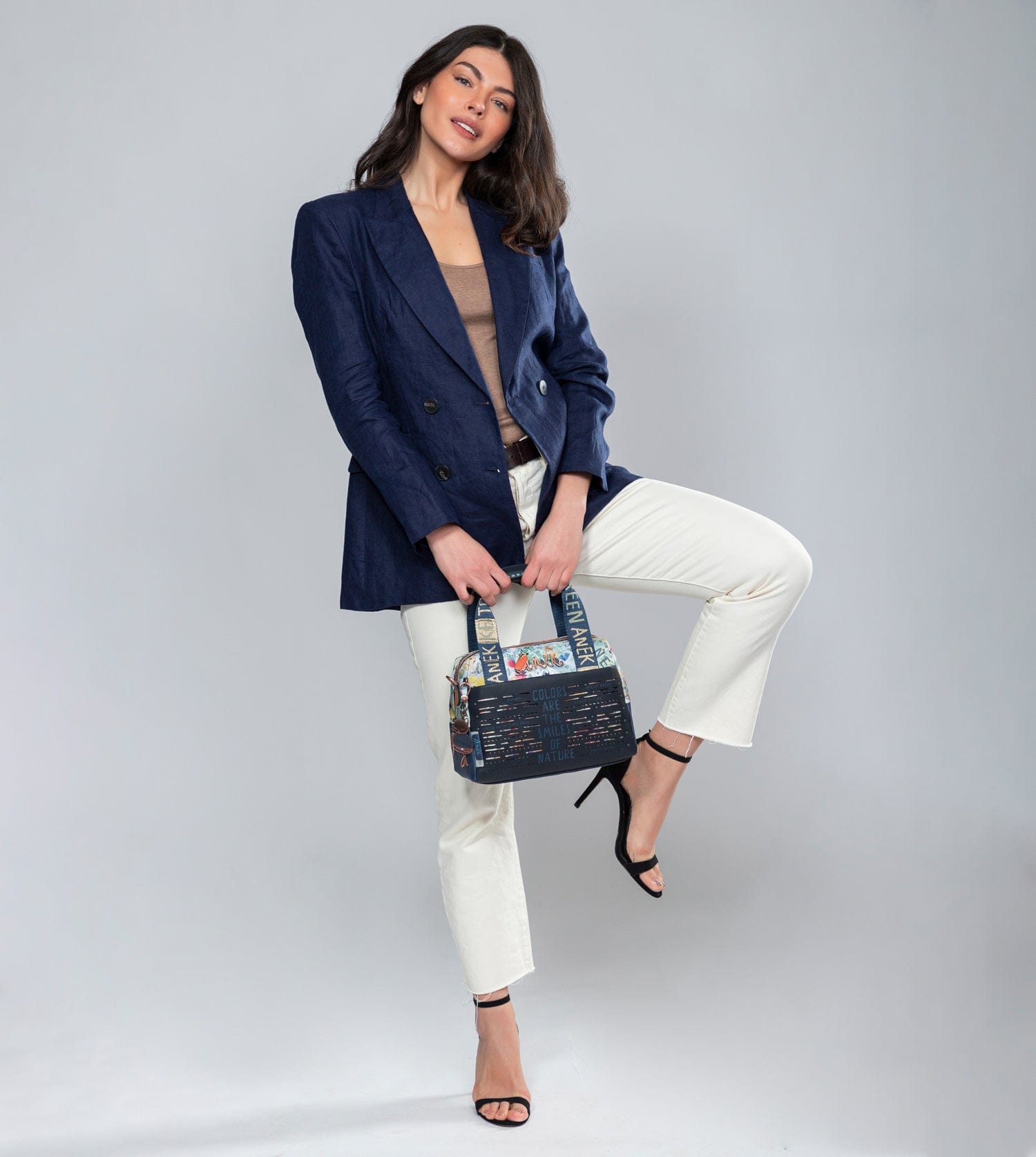 Borsa bowling blu navy Nature Pachamama