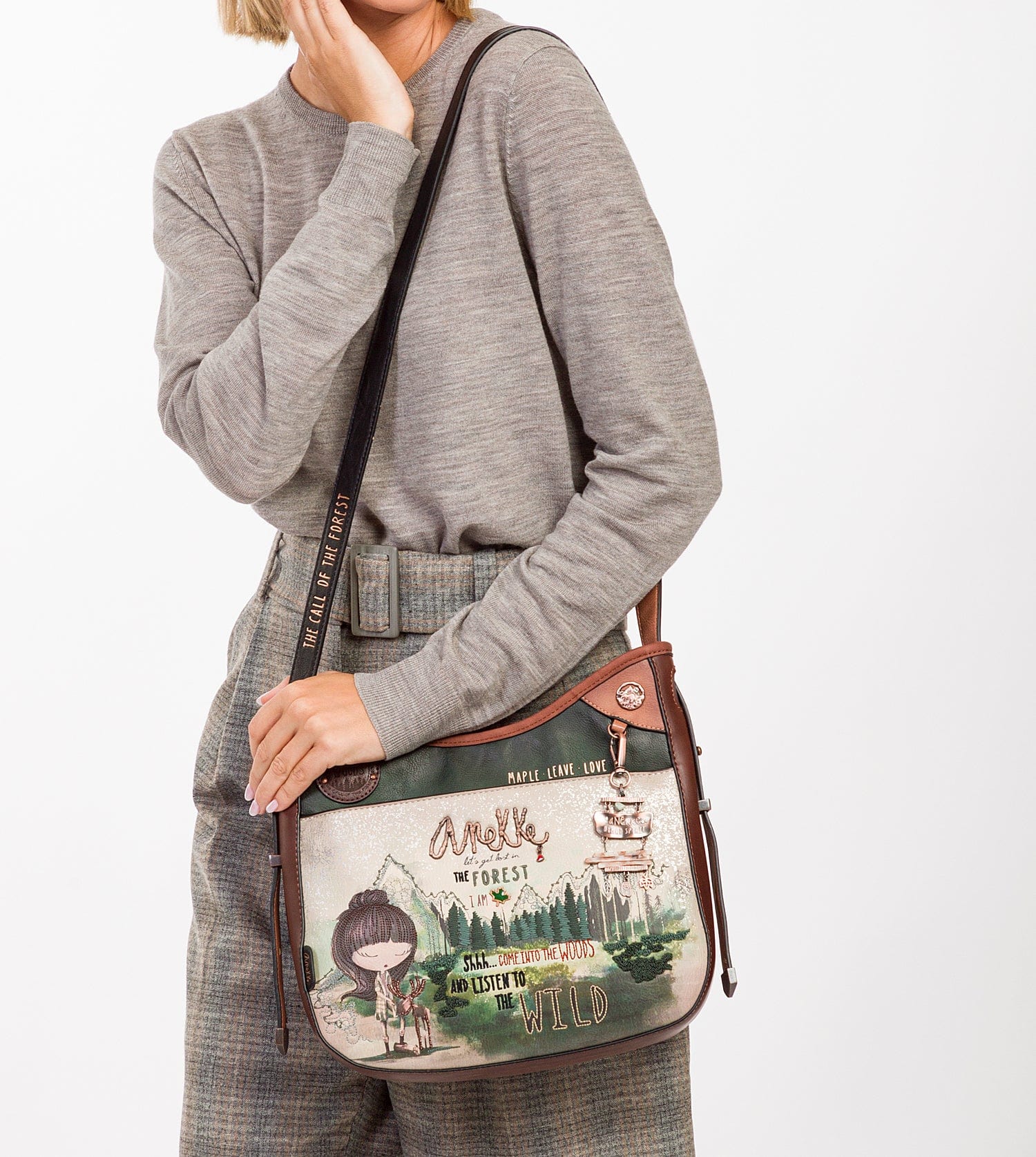 Borsa a tracolla con manico largo The Forest