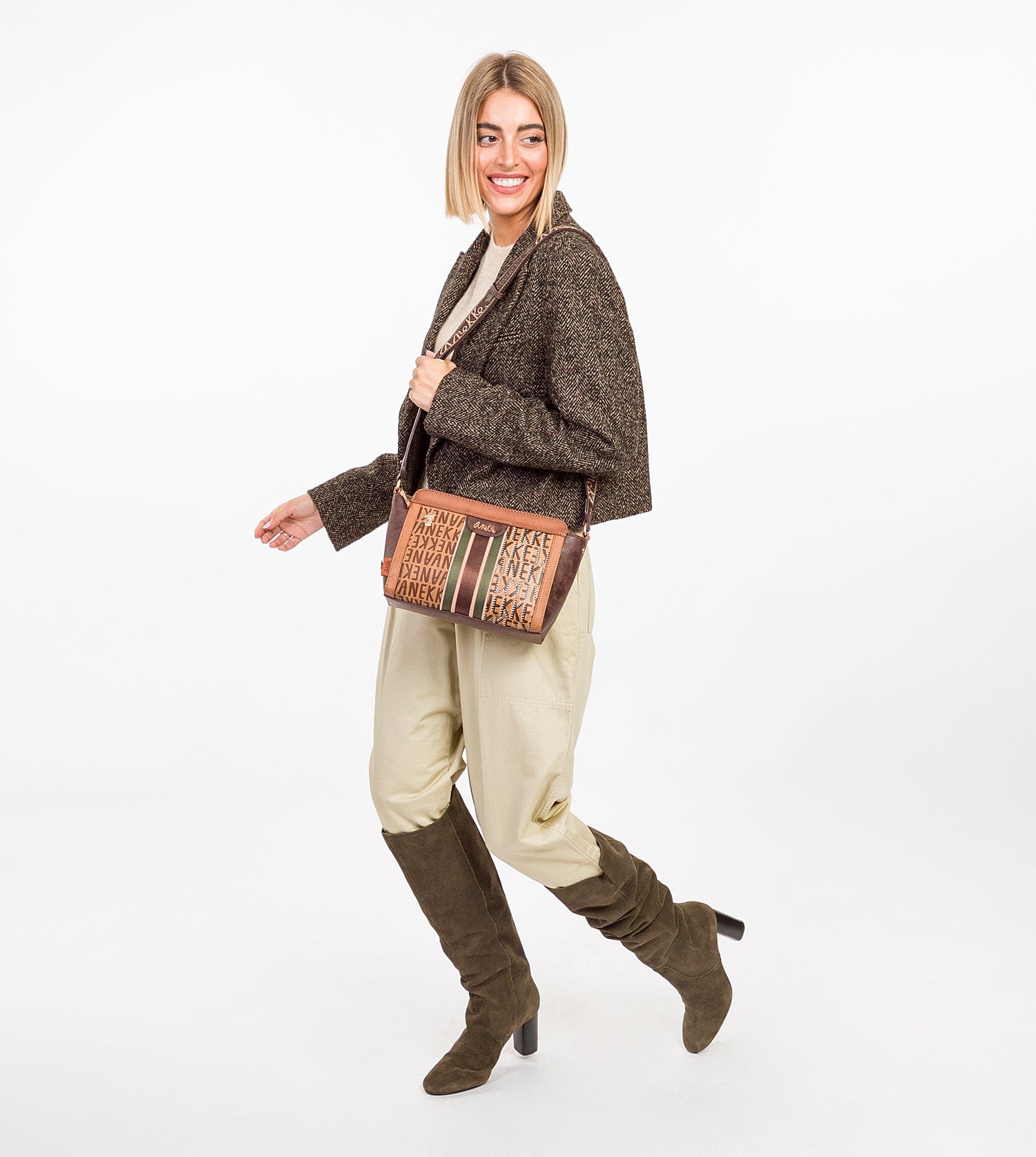 Borsa a tracolla media con logo Urban