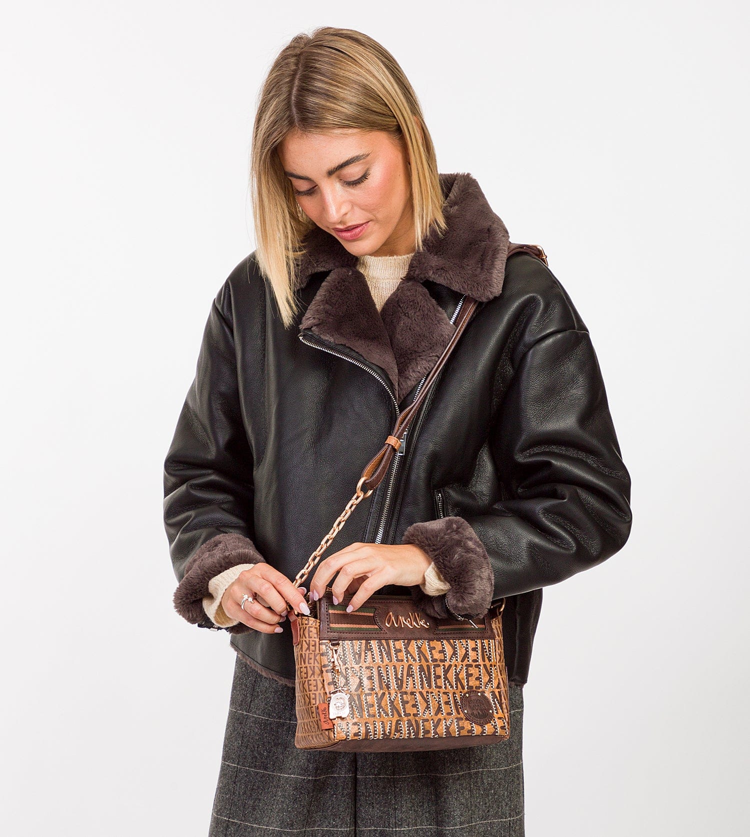 Borsa a tracolla Urban a tre scomparti